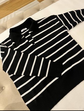 My Chic Pullover gestreift schwarz weiss wie neu