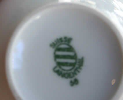 Tasses: Kaffeetasse mit Unterteller, Langenthal, vintage – D'occasion à Weggis par Mylemontree 1