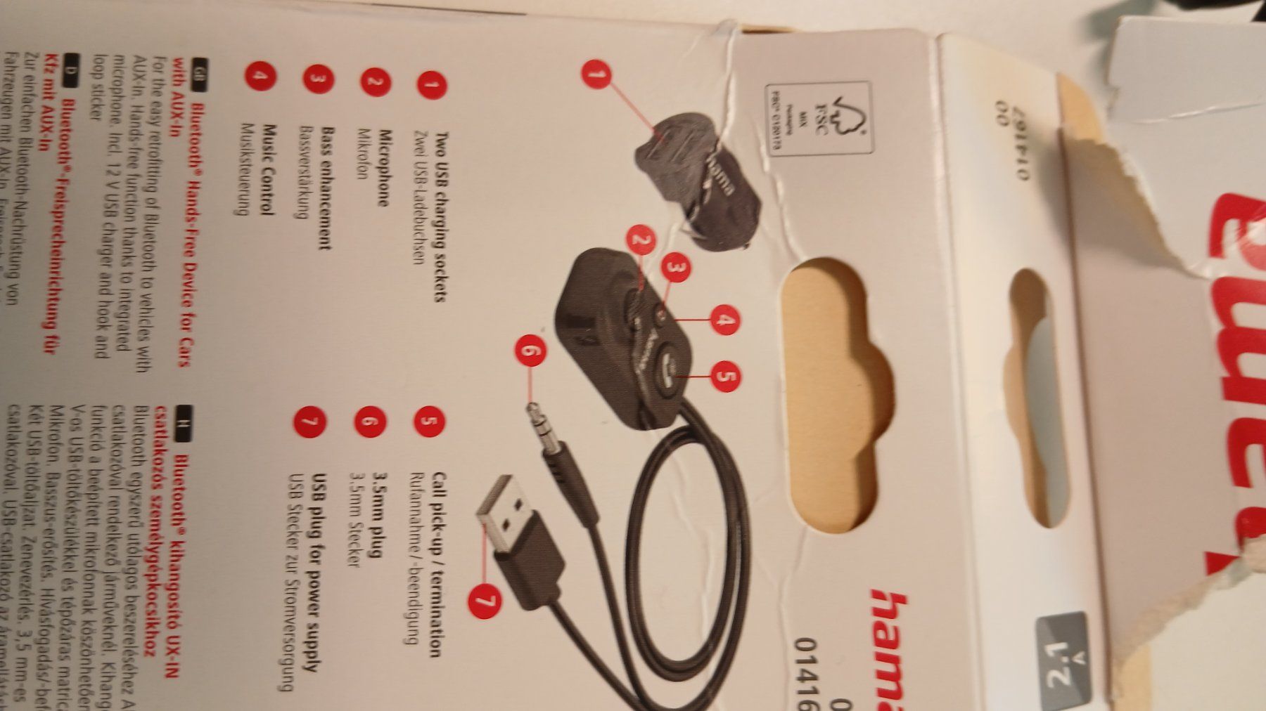 Cavi: Bluetooth hands free set – Nuovo e nell'imballaggio originale da Wettingen venduto da guapa6