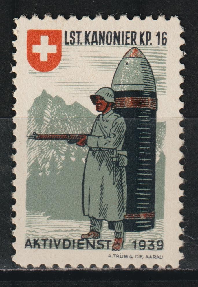 Tutti i francobolli: Artillerie Nr. 108/1 ** – Usato da Siebnen venduto da Fstaehli