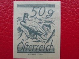 ÖSTERREICH: Nr.464 PU Probedruck (geschnitten) mit GUMMI **