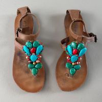 APEPAZZA Ledersandalen im Boho-Stil ❣️