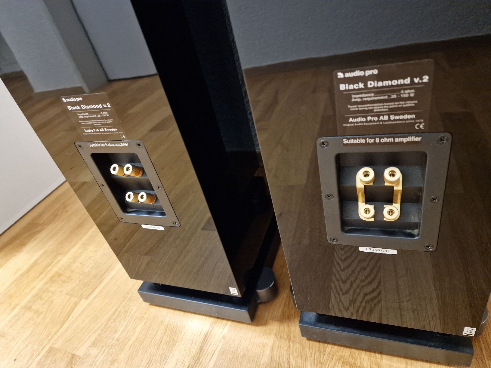Casse acustiche: Audio Pro Black Diamond V.2 Schwarz Standlautsprecher – Usato da Oberbuchsiten venduto da HalfBaked 3