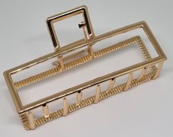 💫 Elegante Metall-Haarklammer in Gold – stabil & rutschfest