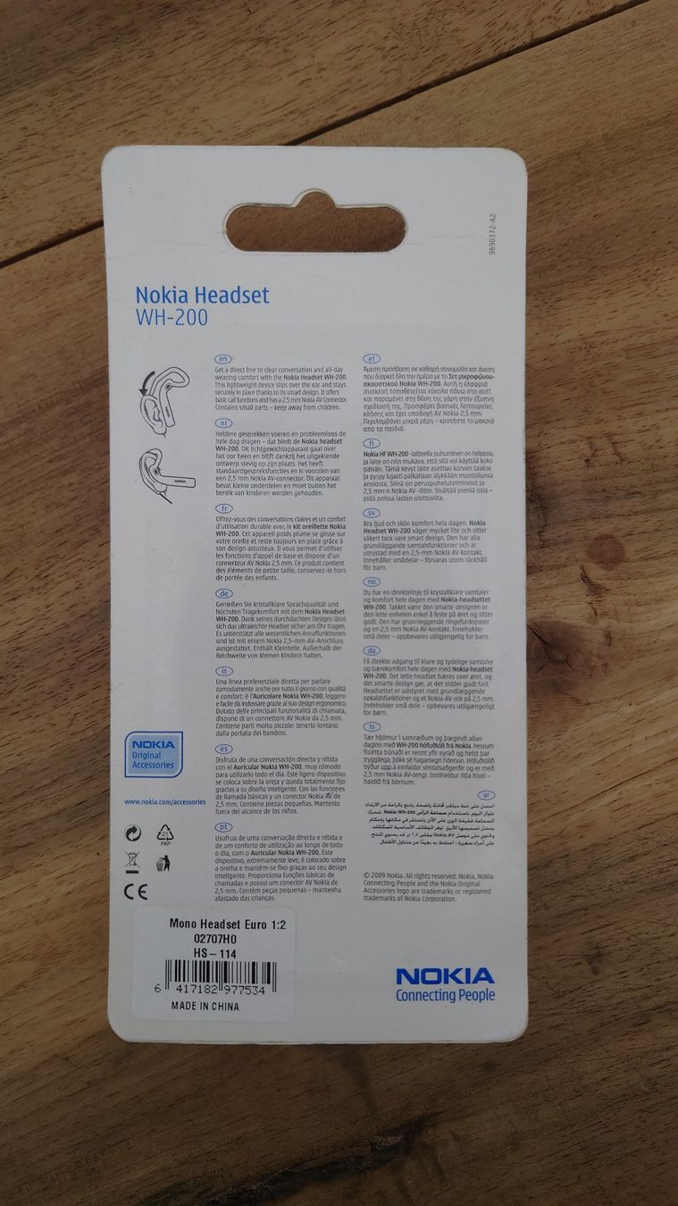 Cuffie: Nokia Headset WH-200 – Nuovo e nell'imballaggio originale da Wittenbach venduto da Aberanders 1