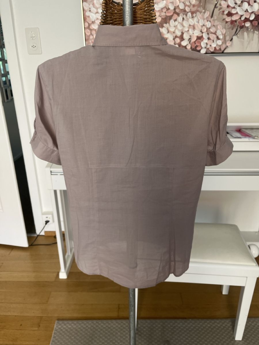 Cyrillus Camicette: Bluse kurzarm, Flieder, Cyrillus, 40 – Usato da Solothurn venduto da Bobesch08 4