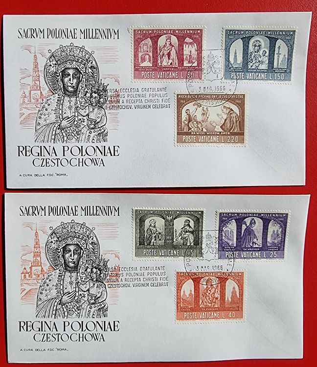 Prophila Collection Polen 1689-1692 – 1000 Jahre Polen 1966 – Postfrisch ** MNH – Komplettausgabe Als Paare