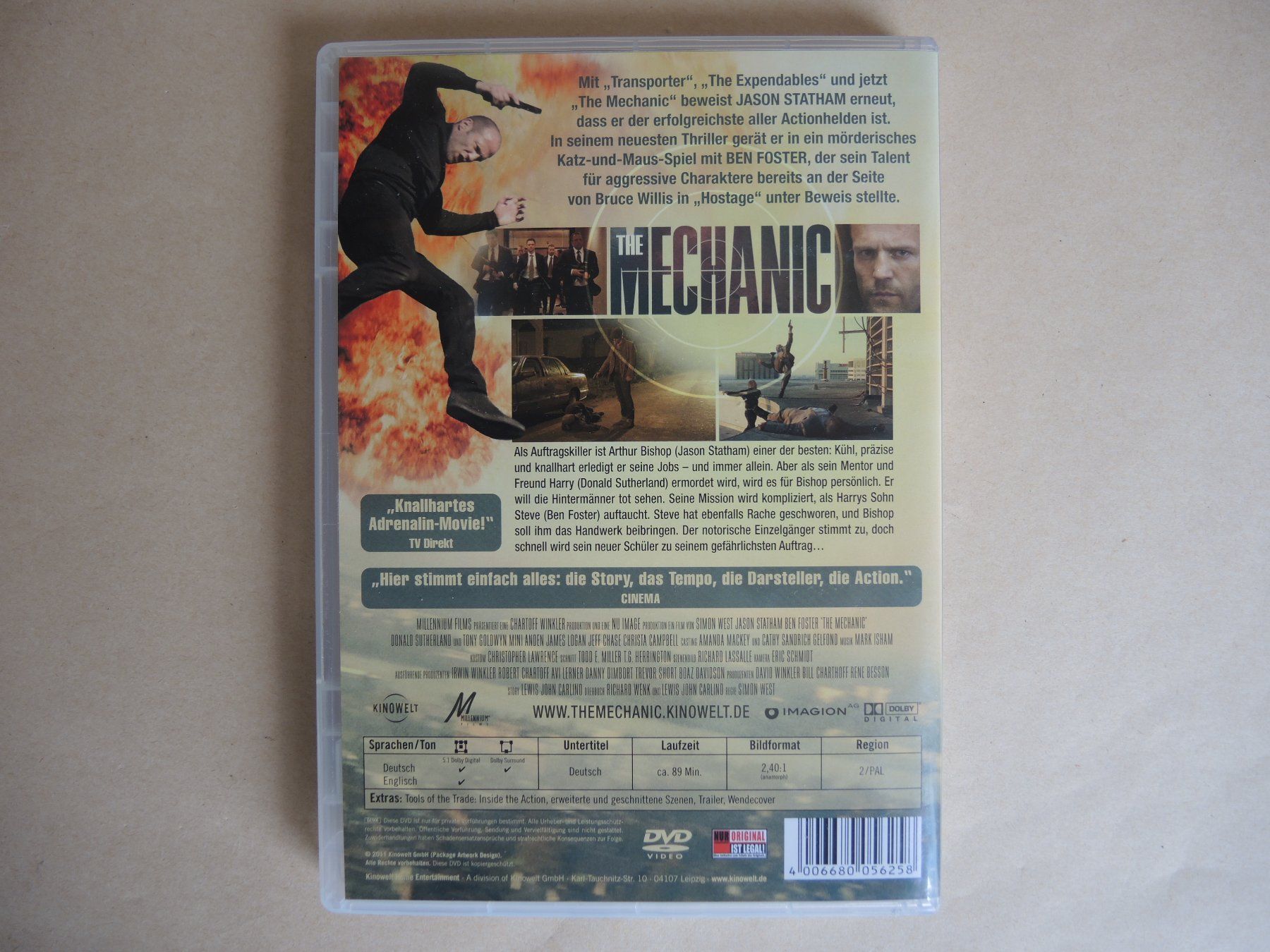 Tutti i DVDs: DVD The Mechanic Action Kracher Statham – Usato da Rorschach venduto da maeck8 2
