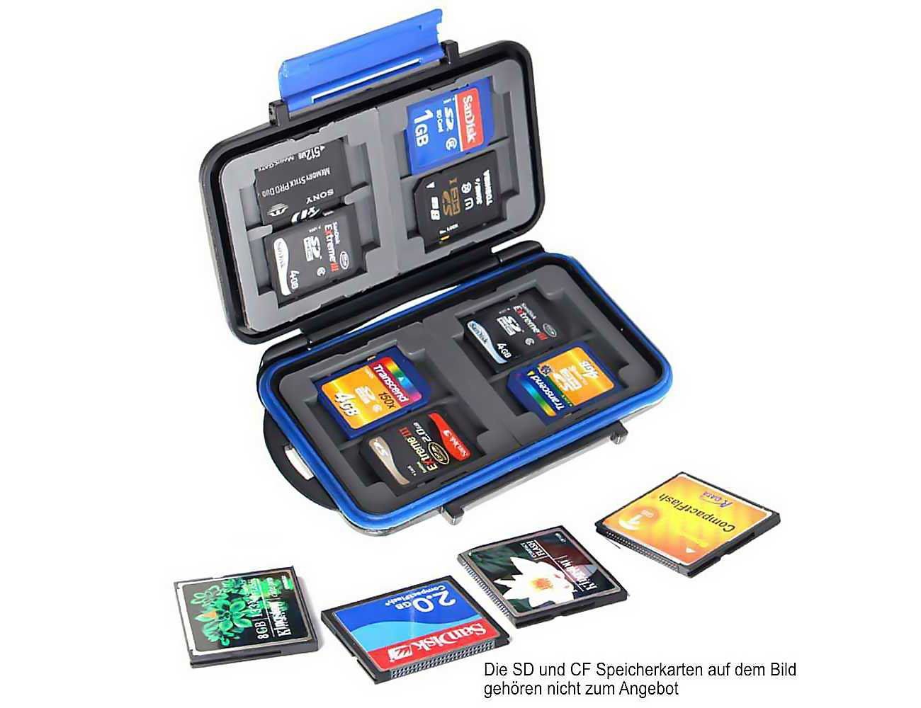 Schede di memoria: Speicherkarten Box extra sicher + Stabil 8 x SDXC 4x CF – Nuovo e nell'imballaggio originale da Bülach venduto da Lohar