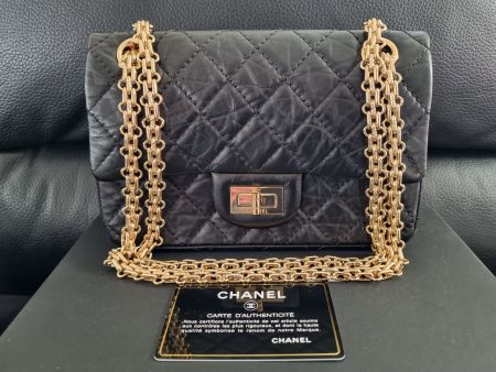 Chanel Reissue Black Quilted with Goldhardware💫small