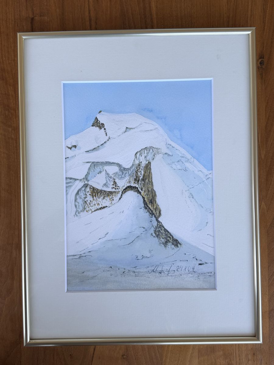 Tableaux: Gemälde - Schweizer Alpen / Winterlandschaft – D'occasion à Solothurn par NUVICO