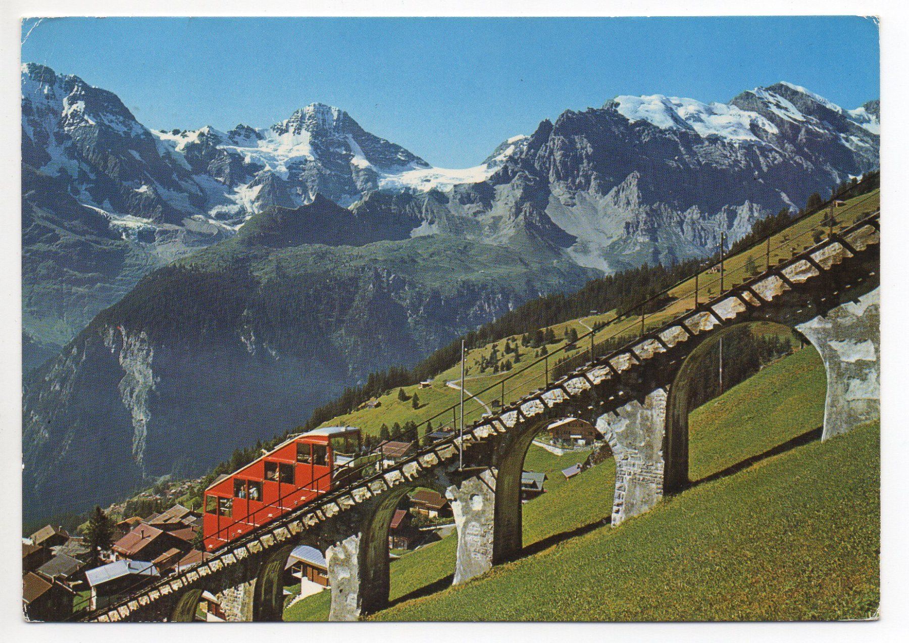 Ansichtskarten: MÜRREN Allmendhubelbahn – Gebraucht aus Jona von philajona