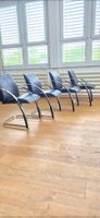 4 fauteuils freischwinger,  girsberger canteliver