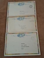 Konvolut 3 alter Telegramme 1957/1959