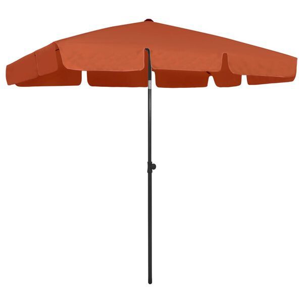 Ombrelloni: Strandschirm Terrakottarot 200x125 cm – Nuovo e nell'imballaggio originale da Bühler venduto da DealHaus_Ostschweiz
