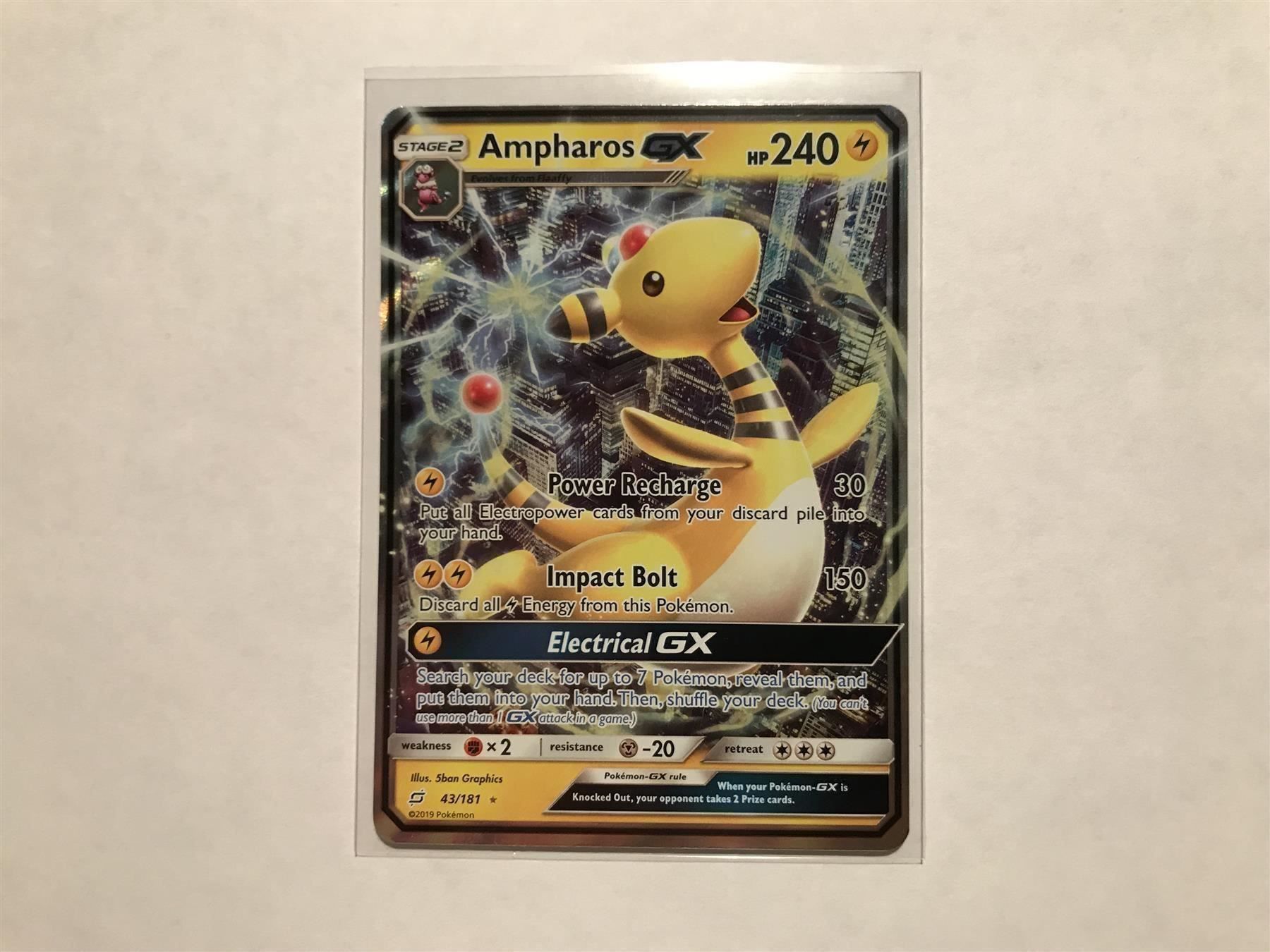 Pokémon Carte collezionabili: Ampharos GX – Nuovo (secondo la descrizione) da Hagendorn venduto da Pokecollectorch