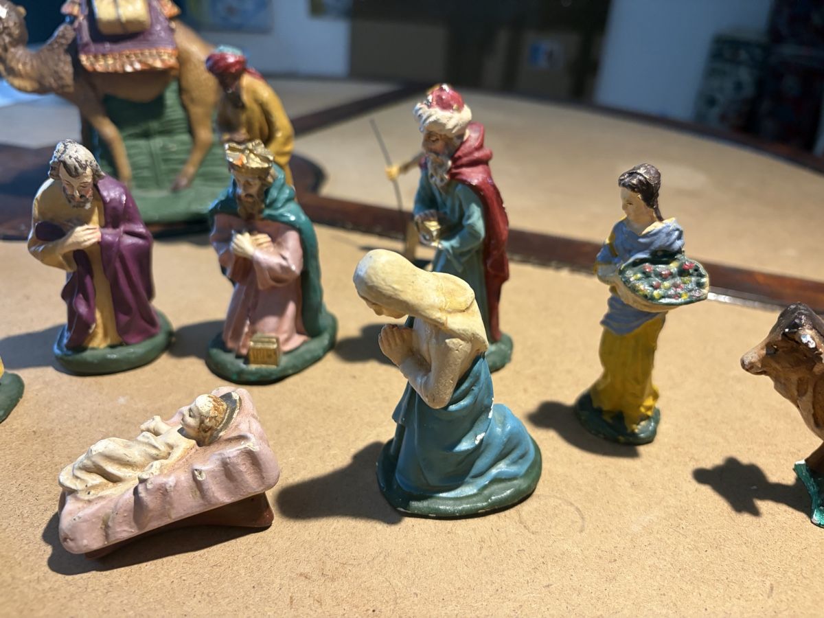 Figuren: Krippenfiguren-Set alt; guter Zustand – Gebraucht aus Meierskappel von Hala03 4