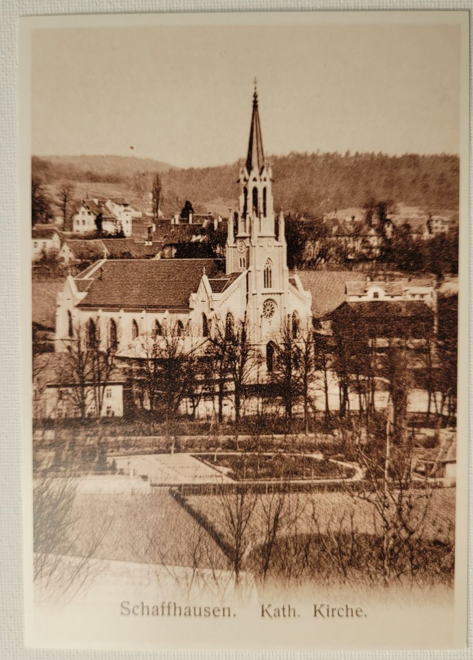 Cartoline postali: SCHAFFHAUSEN: KATHOLISCHE KIRCHE – Nuovo (secondo la descrizione) da Neftenbach venduto da Mador6