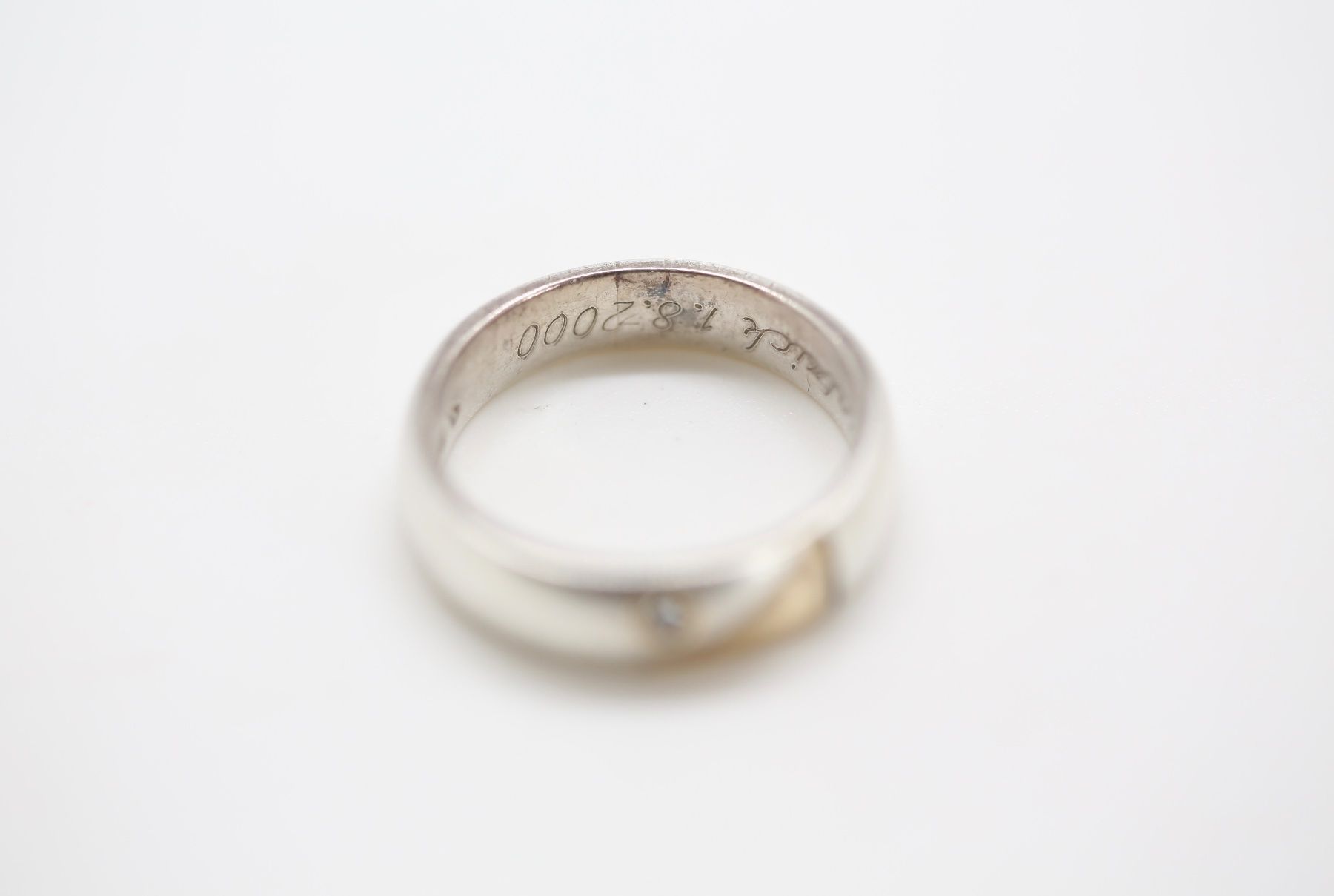 Bagues: Silberring mit Gold und Brillant – D'occasion à Reinach BL par Han-Numismatik 4