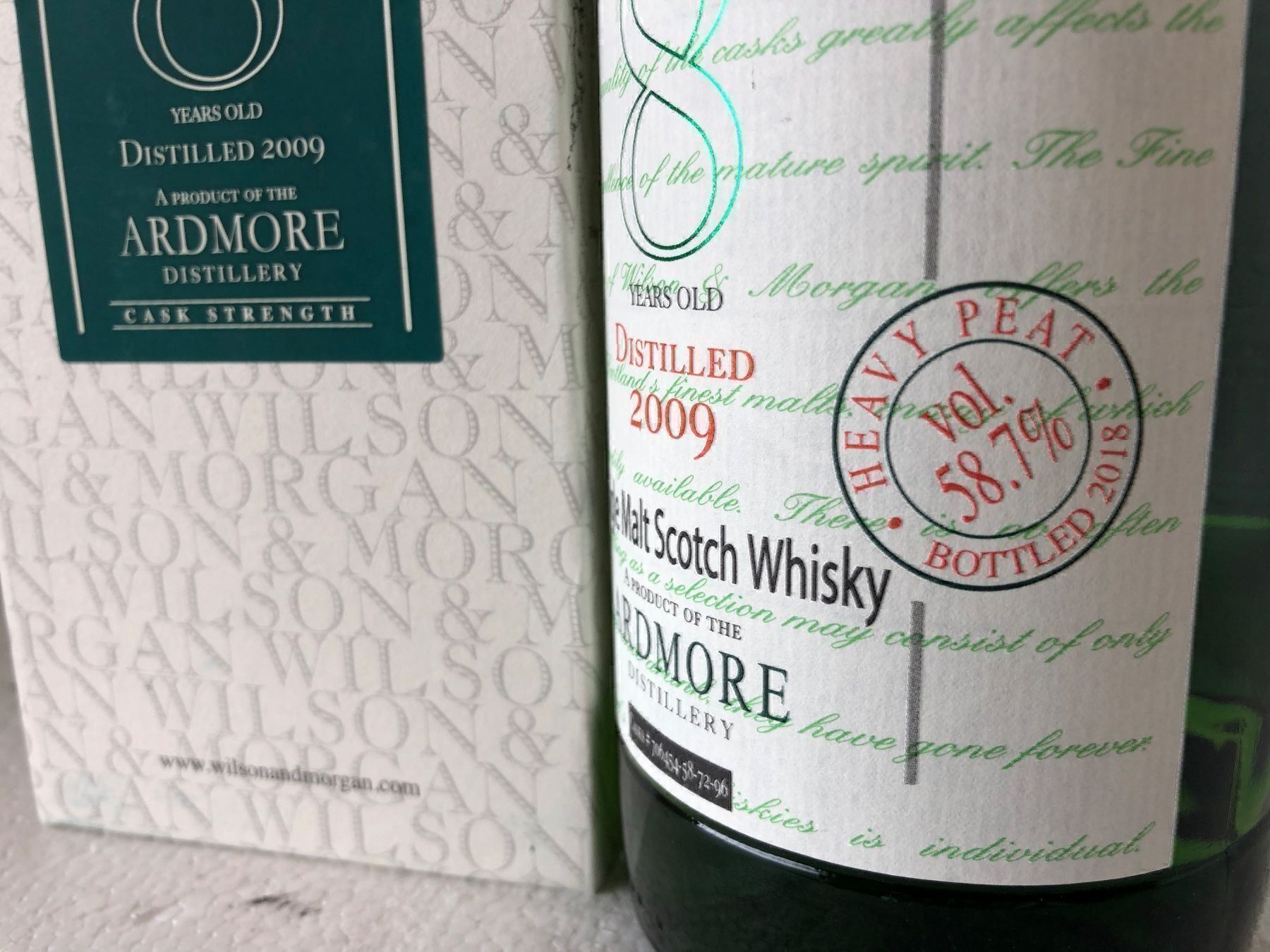 Bevande alcoliche: ARDMORE 2009/8 YO W&M 58.7% – Nuovo e nell'imballaggio originale da Wöschnau venduto da Vinsale 4