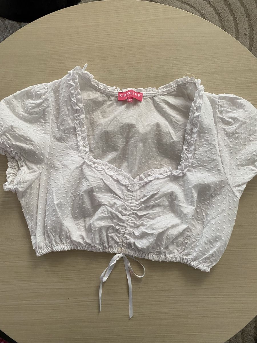 Krüger Camicette: Krüger Dirndl Bluse Gr 42 – Nuovo (secondo la descrizione) da Elgg venduto da aca_gg8x 1