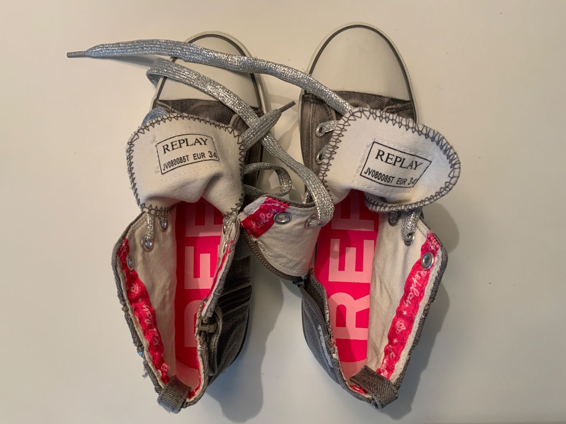 Replay Scarpe da uomo: Sneaker, REPLAY, Mädchen, EU 34, sehr HERZIG & NEU! – Nuovo (secondo la descrizione) da Stäfa venduto da sylla73 5
