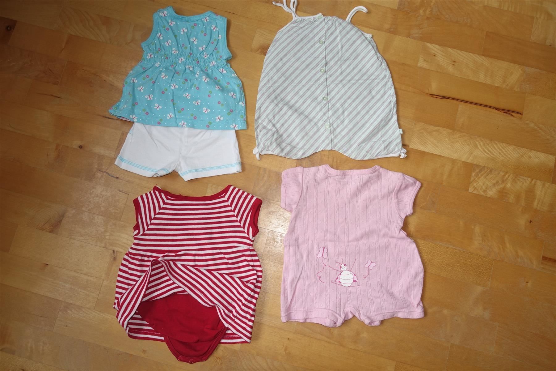 Kleiderpakete & -sets: 4x Sommerbodys, Sommerensemble Gr.50-68 – Gebraucht aus Aesch ZH von Goonies_1 1