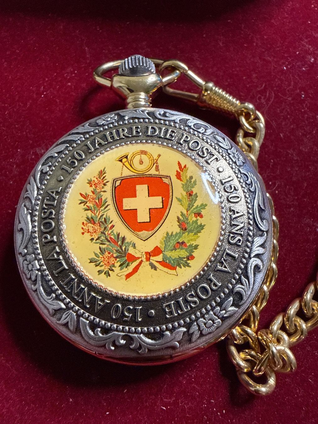 Uhren: Taschenuhr  Post 48 mm – Gebraucht aus Pfeffingen von Allhandelklgwatches