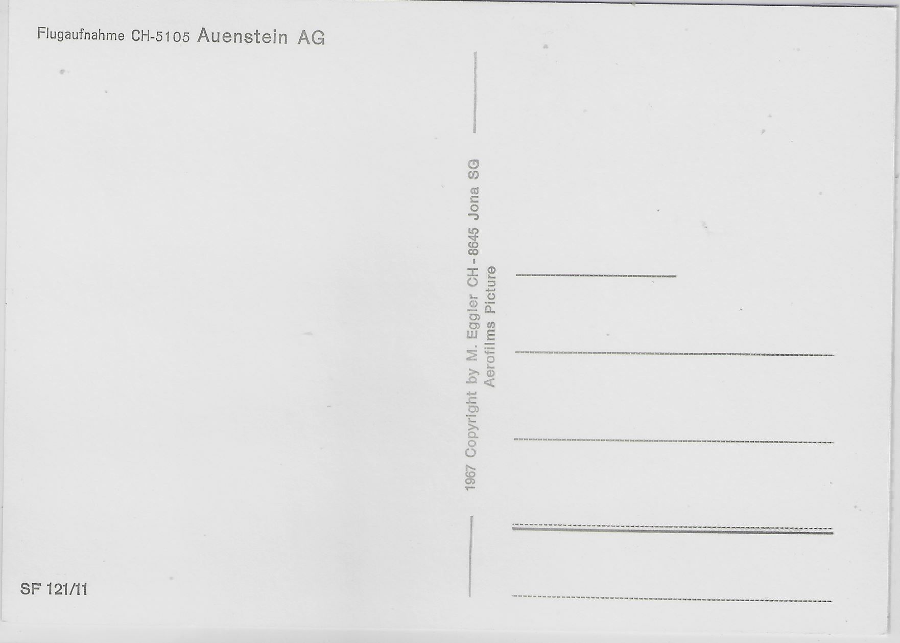 Cartoline postali: Flugaufnahme Auenstein AG – Antico da Ettingen venduto da Kartenplanet 1