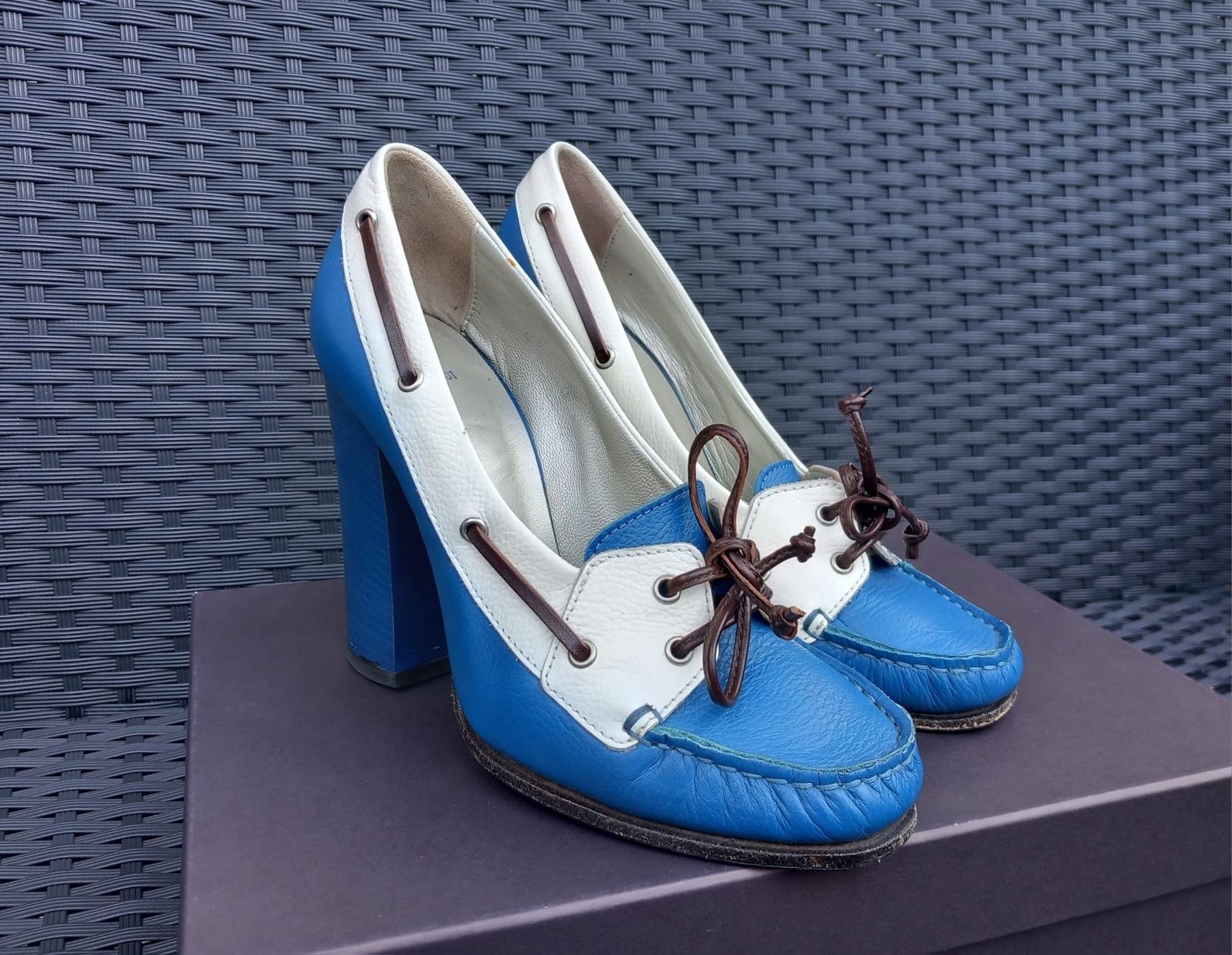 Navyboot Scarpe da donna: Schöne Navyboot Läufer aus Leder Gr. 37 – Usato da Winterthur venduto da Jopf1 2