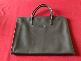 LongChamp braune Leder Aktentasche, guter Zustand