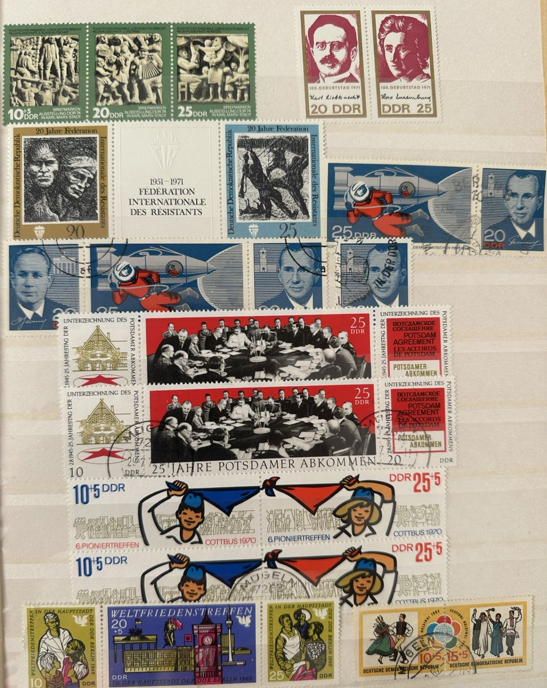 Tutti i francobolli: Briefmarken DDR – Nuovo (secondo la descrizione) da Solothurn venduto da Miracle11 3