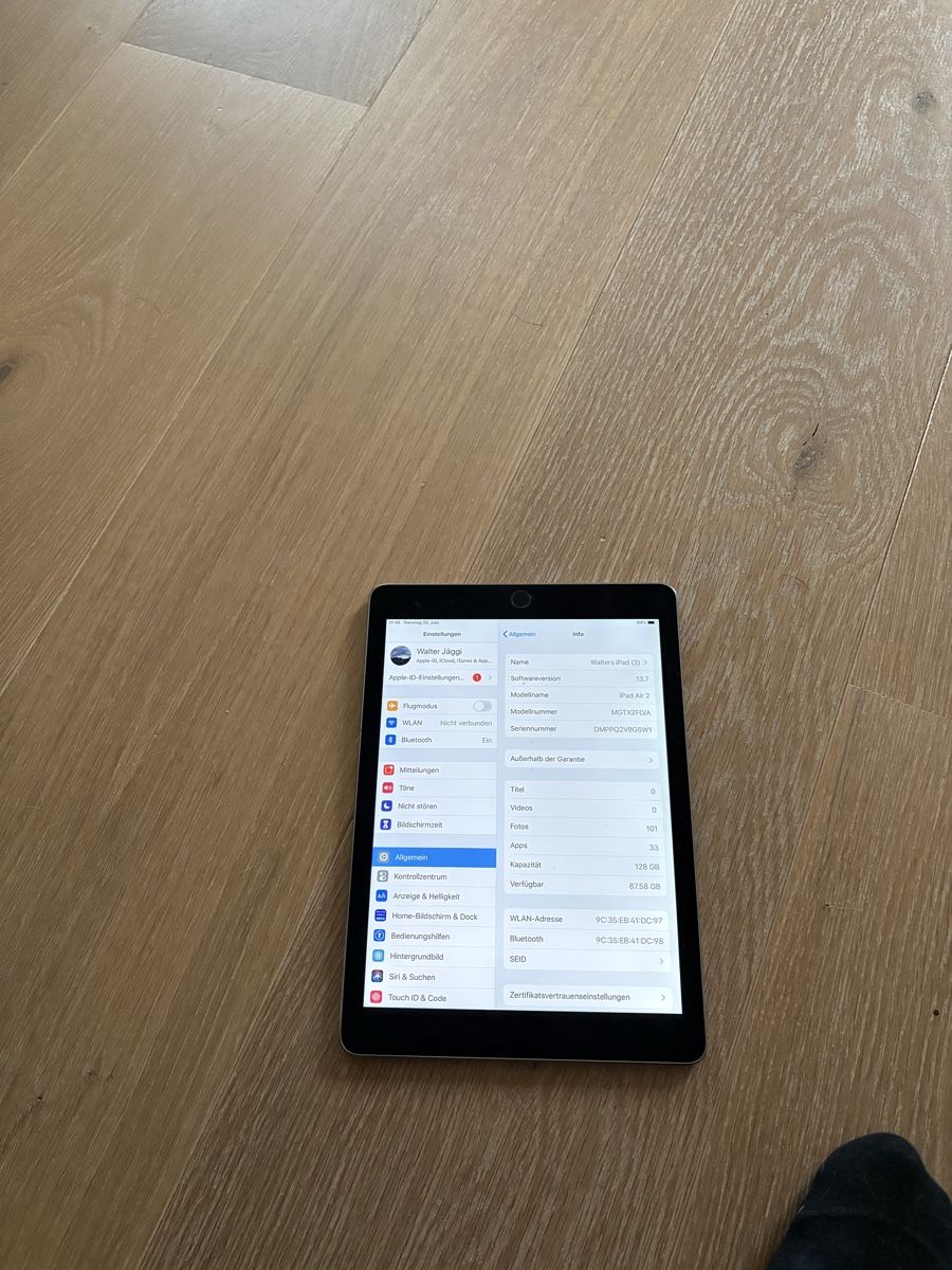 Apple Tablet PC: IPAD air 2 – Gebraucht aus Rifferswil von Skywin01 3