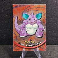 Pokemon Topps Holo Foil Blue 1. Edition/Print DE Nidoking
