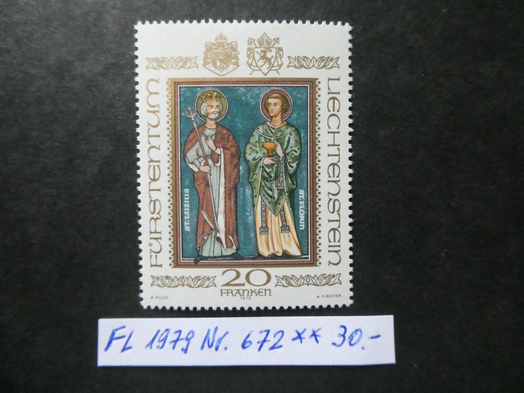 Tutti i francobolli: FL 1979 Nr. 672 postfrisch – Usato da Lausen venduto da Herbamare01