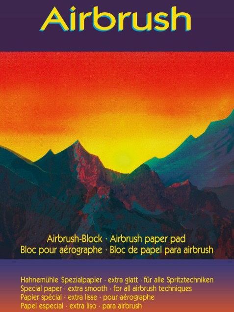 Papiere: Airbrush Block Papier Hahnemühle – Neu und originalverpackt aus zollikon von Racher-Shop