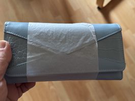 Portemonnaie für Frauen, Made in Germany, Light Blue