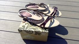 Sandalettes satinées & strass Limelight, pointure 40, NEUF