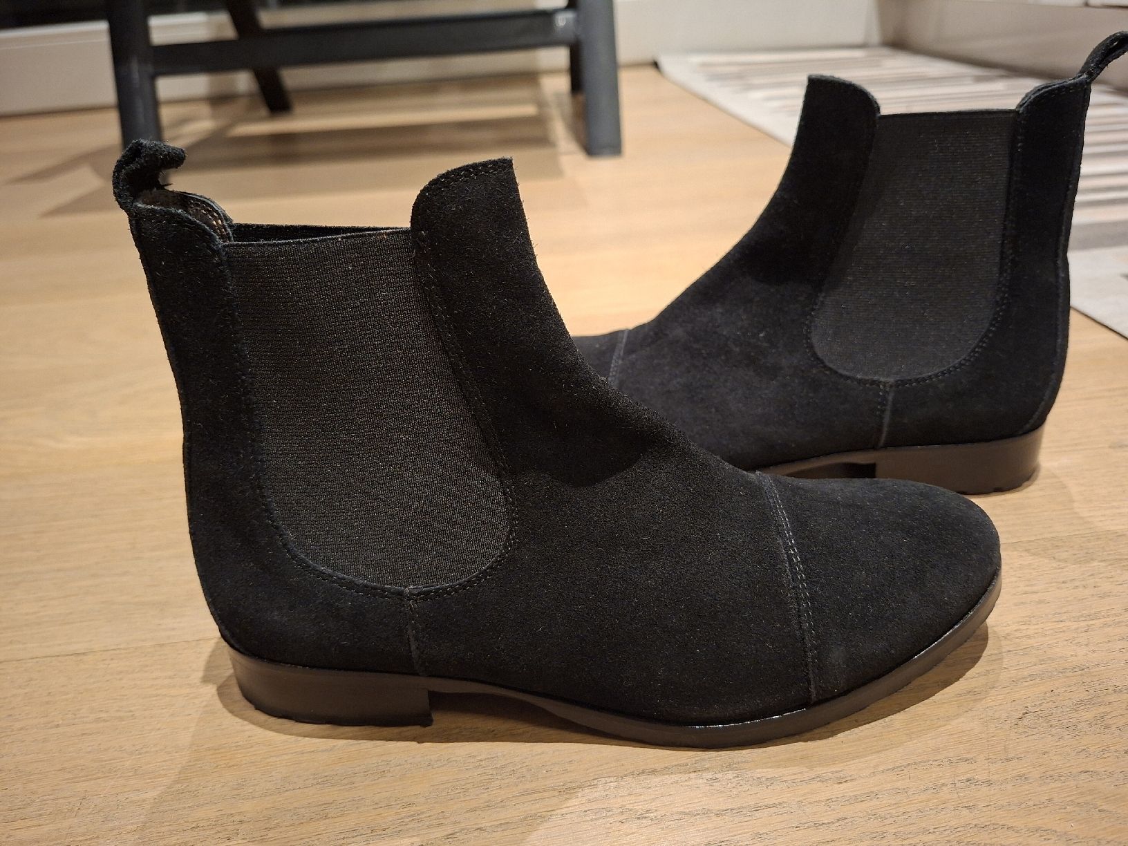 Chaussures femmes: A.Testoni Black Suede Leather Boots - Size 37 – D'occasion à Zürich par oli_p8cc 5