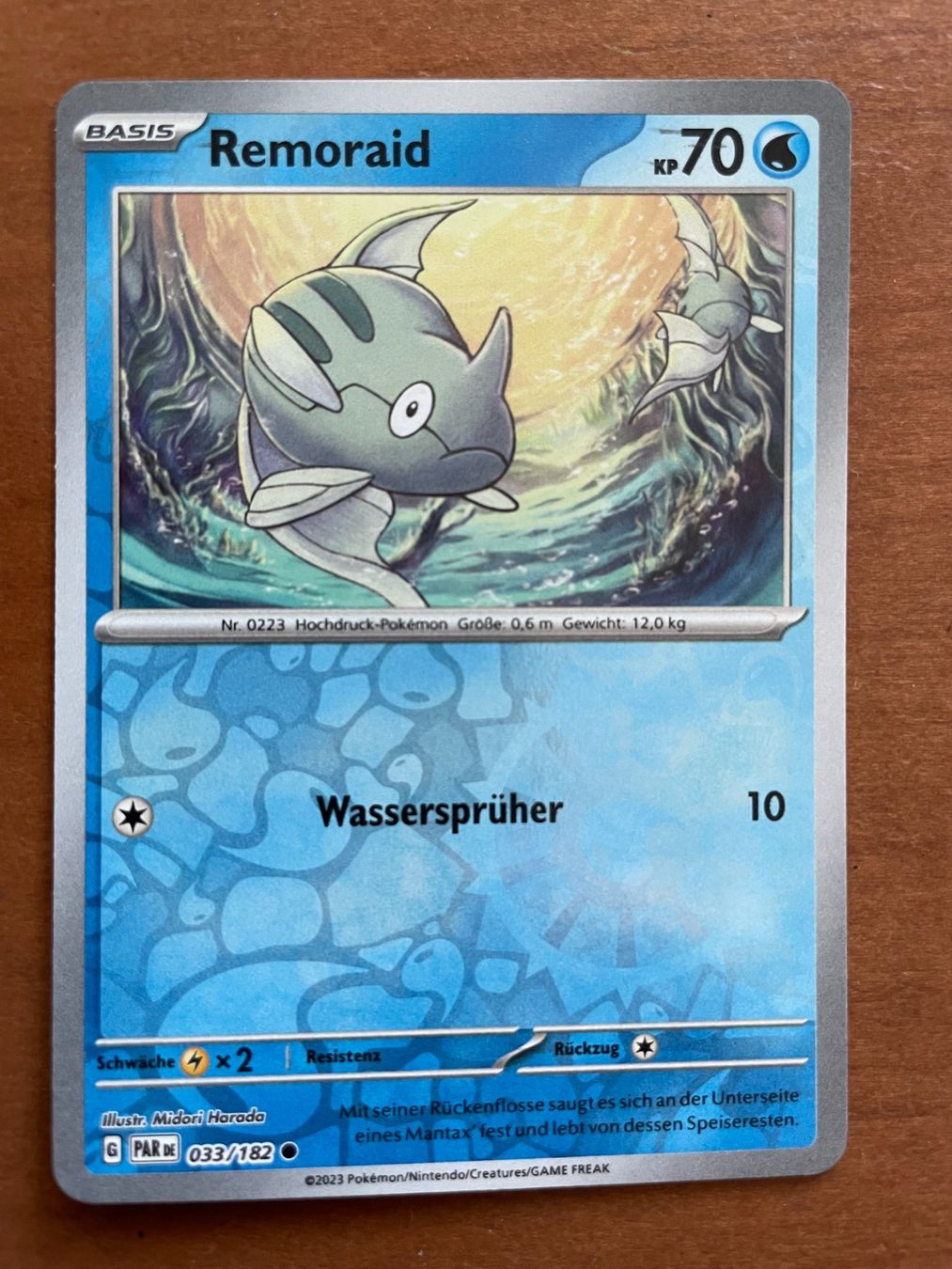 Pokémon Sammelbilder & Trading cards: Pokemon Remoraid Reverse (Versand gratis) – Neu (gemäss Beschreibung) aus Chur von Angerson