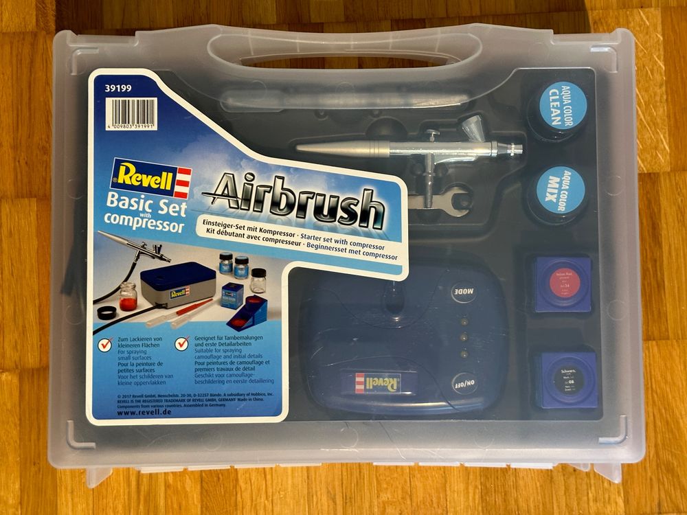 Revell Airbrush Basic Set mit Kompressor (39199) offen / neu Kaufen auf Ricardo