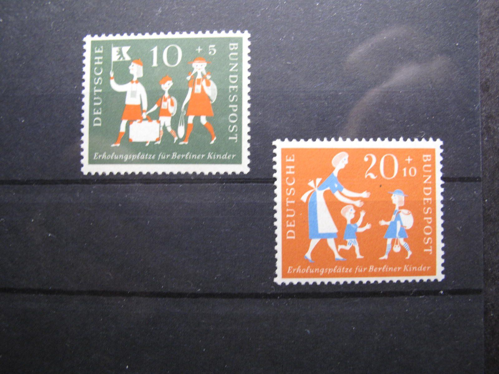 Tutti i francobolli: BRD 1957 Kinder Erholungsplätze ** – Usato da Wil SG venduto da fva01