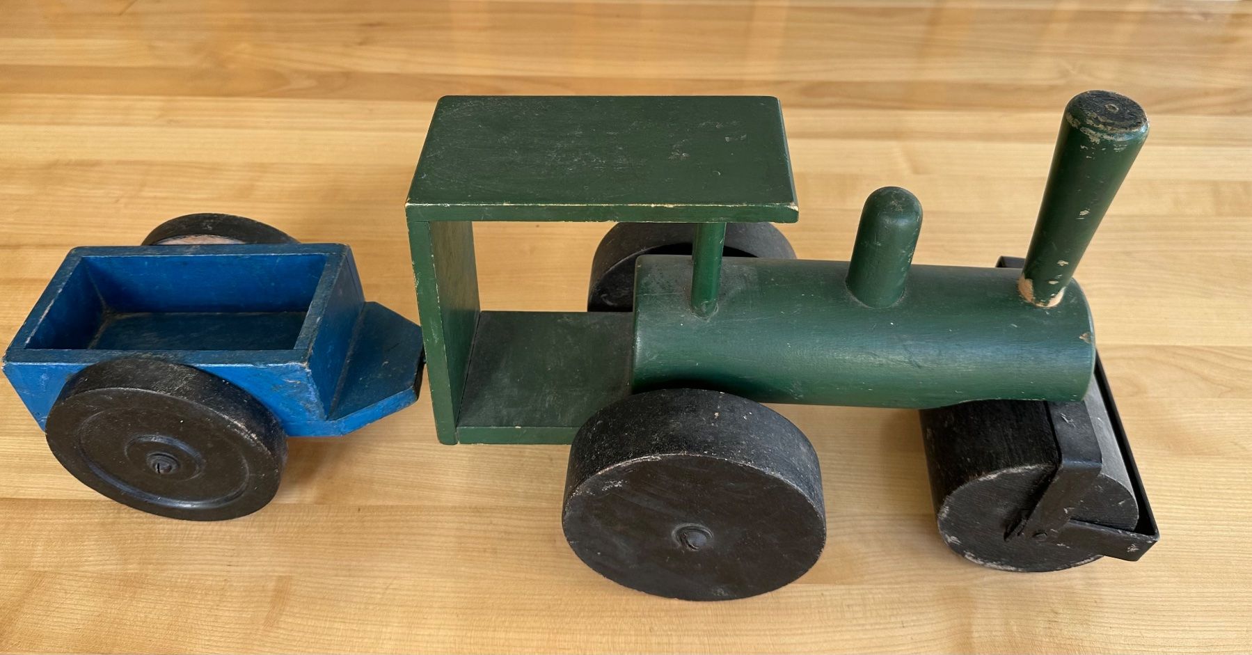 Kit di modellismo & Modellini statici: Dampfwalze Holz mit Anhänger – Usato da Zürich venduto da ruedigg