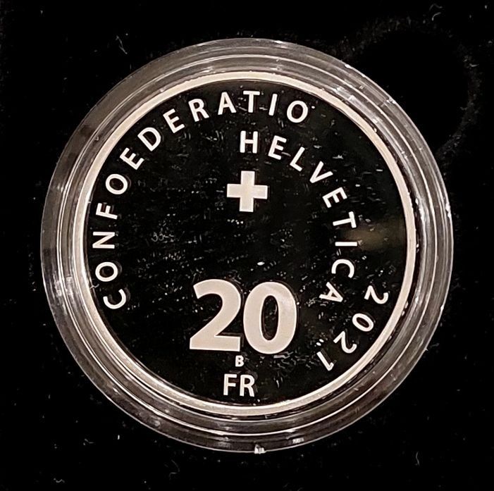 Tutti le monete: 2021 20 Franken Silber pp Wasserenergie Box – Nuovo (secondo la descrizione) da Arch venduto da moneyswiss 2
