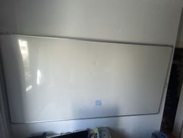Grosses Whiteboard 200×100 cm magnetisch inkl. Wandhalterung