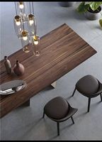 Table Bonaldo bois massif 220x100