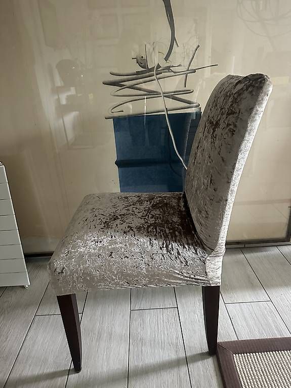 Tessuti: 10 chaisse tissu avec housse  – Usato da begnins venduto da Alfabella 2