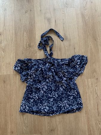 Top épaules dénudées à fleurs Michael Kors
