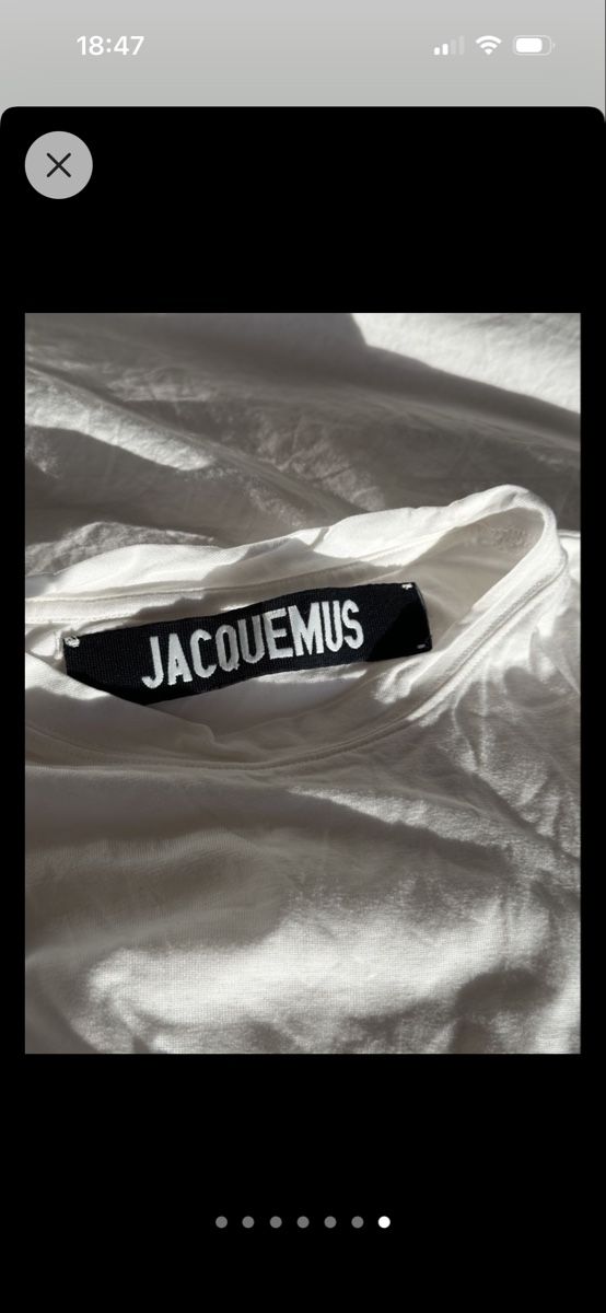 Jacquemus T-Shirts: Jacquemus Le Souk Wrap Shirt  – Gebraucht aus Basel von Petersgasse 4