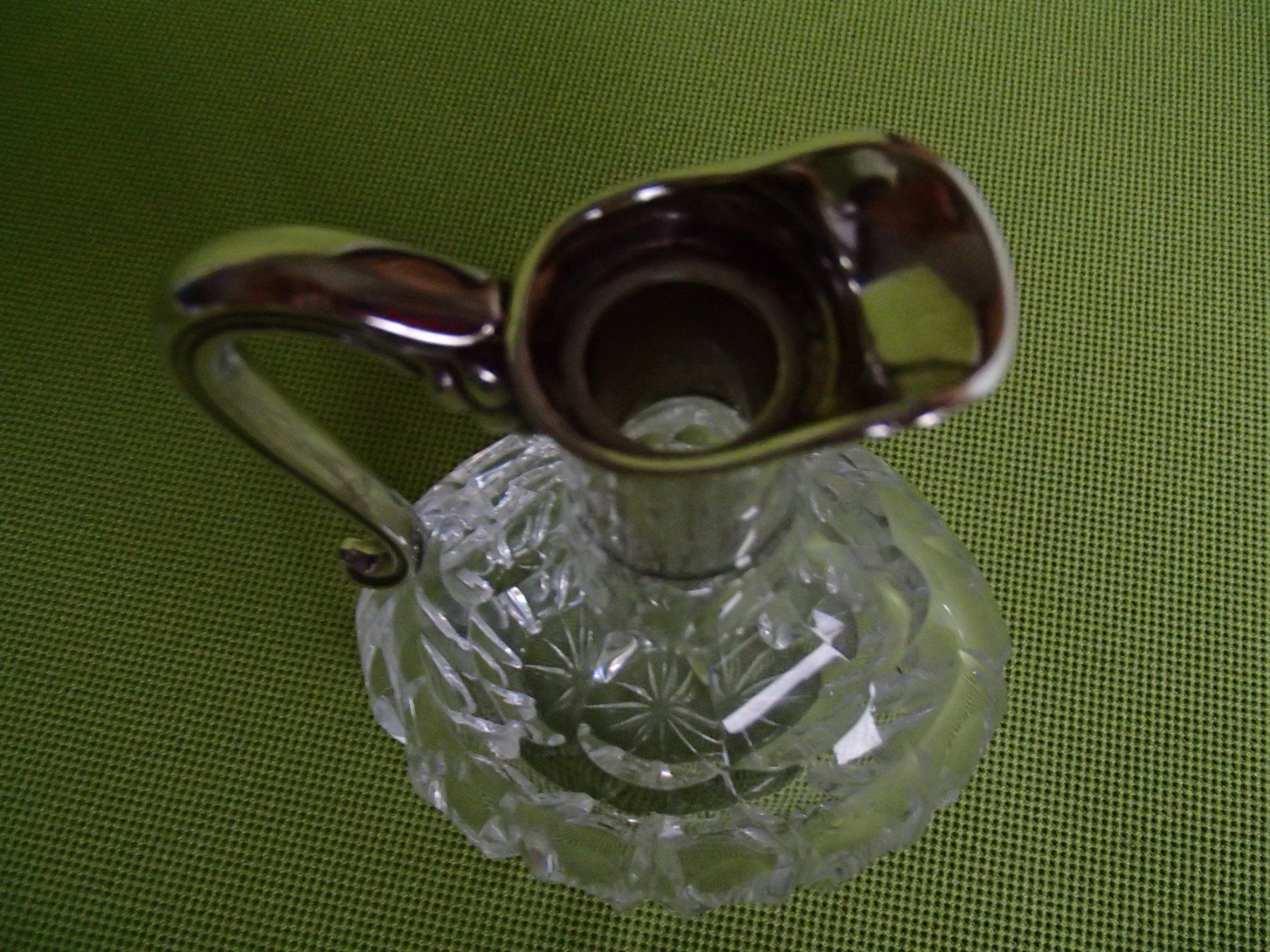 Caraffe: Karaffe mit 835silber Henkel und Ausguss – Usato da Schöfflisdorf venduto da pullux 1